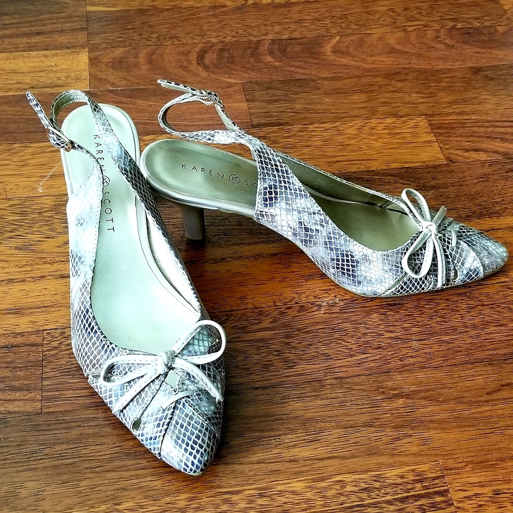 NEW! Karen Scott Pointed-Toe Kitten Heels, size 9